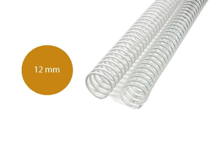 ESPIRAL No 12 TRANS P/70 HOJAS X 100UNID