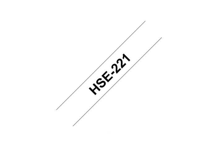 CINTA HSE221 TERMOCONT NEGRO-BLANCO 8,8MM
