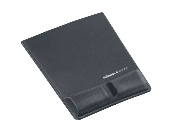 Mouse Pad con reposamuñecas Fellowes Negro