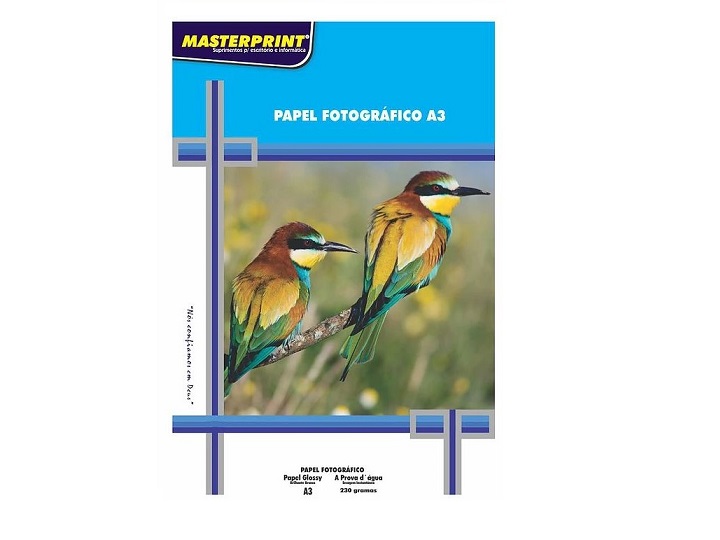 Papel  Fotográfico Masterprint A3 de 230 de Gramos